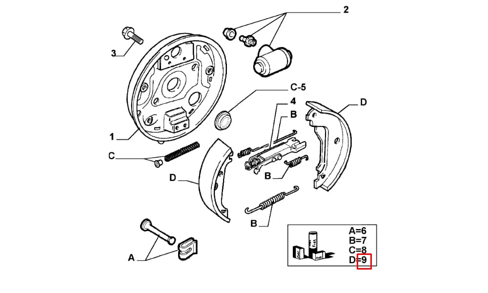 Fiat Punto Arka Fren Balatası 2003 - 2006 Delphi