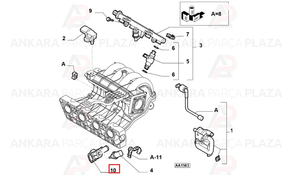 Palio Albea 1,2 16V Termostat Rekoru Sagemfrans