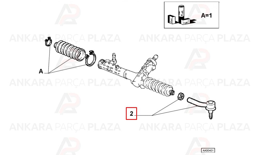Alfa Romeo 159 06 - 11 Rot Başı Sol 77363706