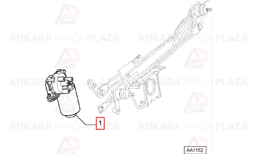 Silecek Motoru Grande Punto, Punto Evo, Punto