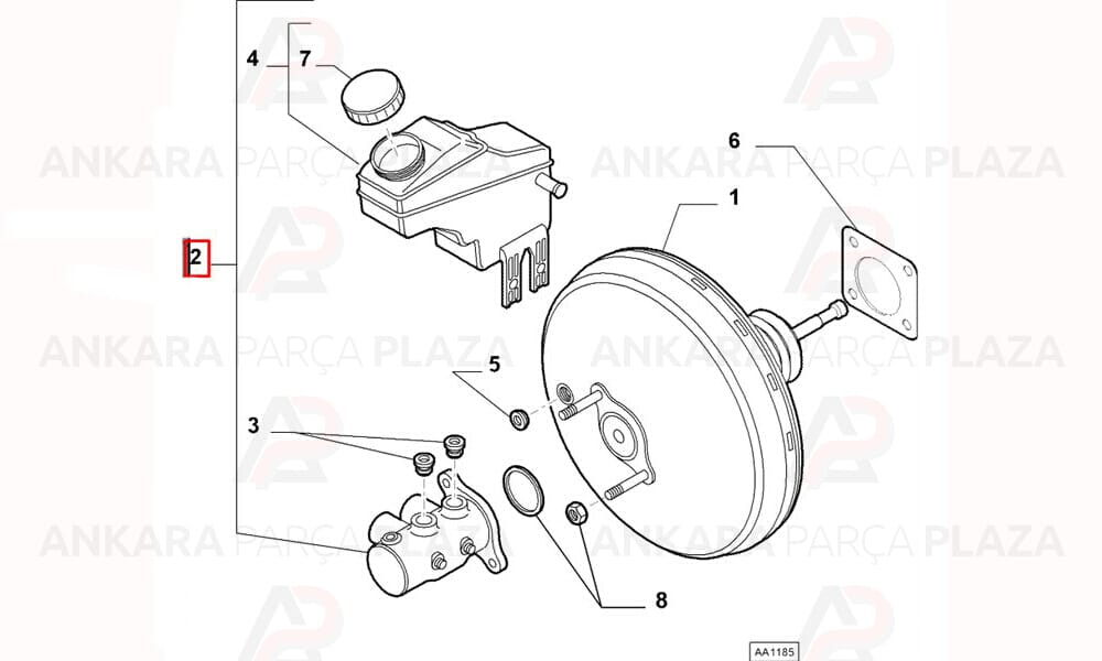 Fiat Doblo Fren Ana Merkezi 2001 - 2010 Bosch