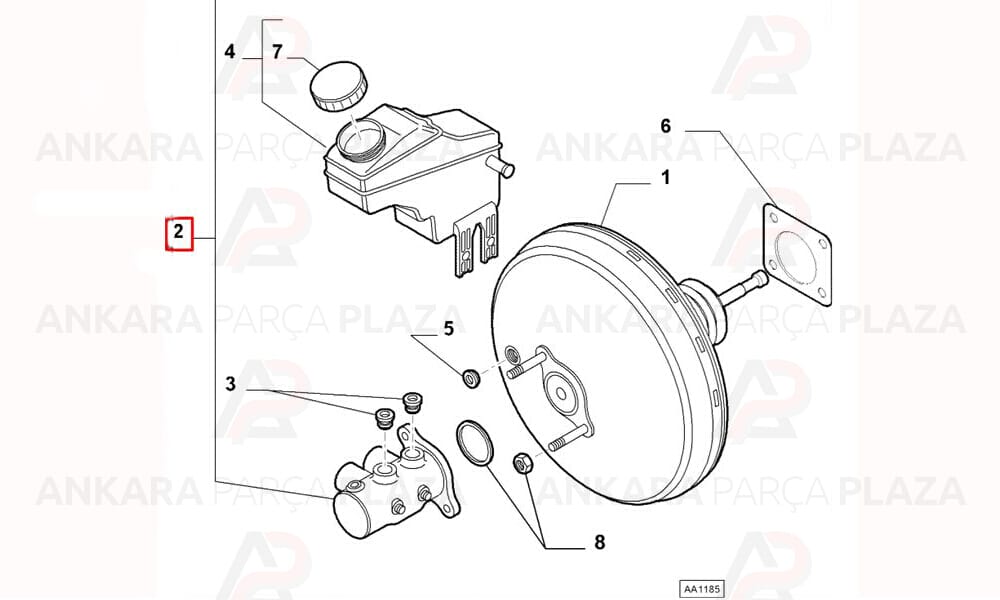 Fiat Doblo Fren Ana Merkezi Abssiz 2001 - 2010 Cifam