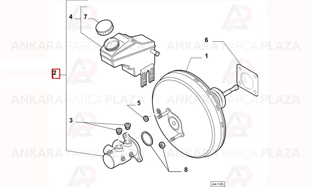 Fiat Doblo Fren Ana Merkezi 2001 - 2010 1.3 Multijet Motorlar Bosch