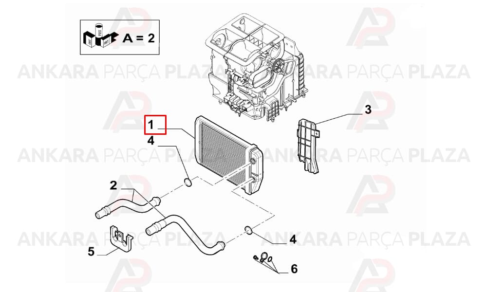 Kalorifer Radyatörü Fiat Ducato 3 2.3