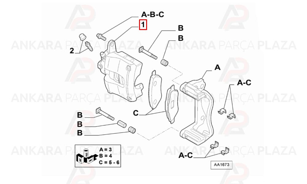 Ducato 3 Fren Kaliperi Arka Sağ 77364133 Motortec