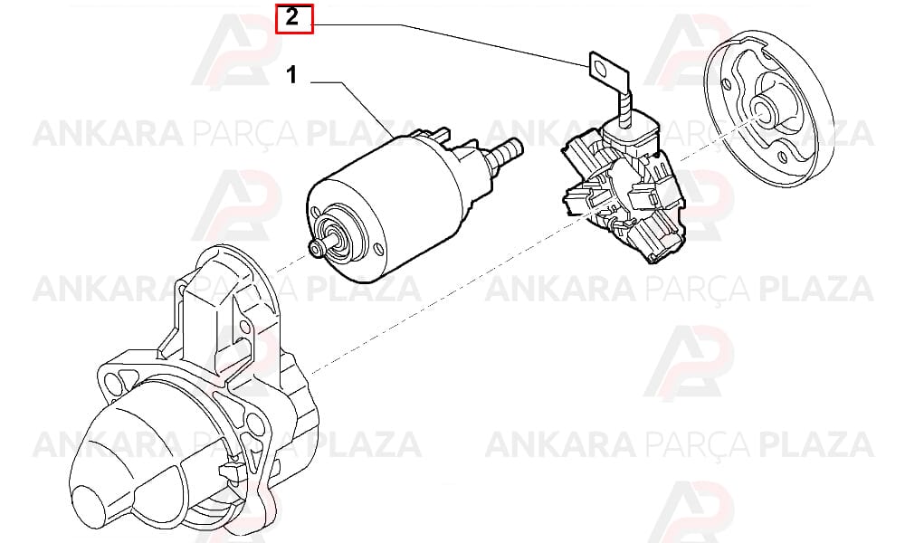 Marş Kömür Taşıyıcı Fiat : Ducato 2.2 2006-2010