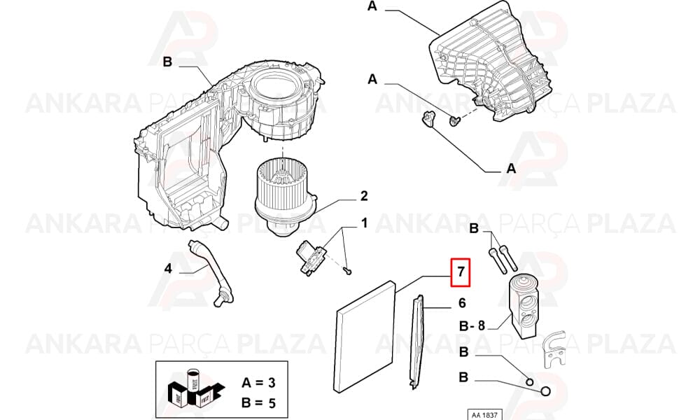 Polen Filtresi Doblo 3 Linea Fiorino Karbonlu