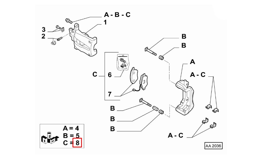 Fren Balatası Ön Doblo Grande Punto Stilo Linea Bravo Y.M. 500