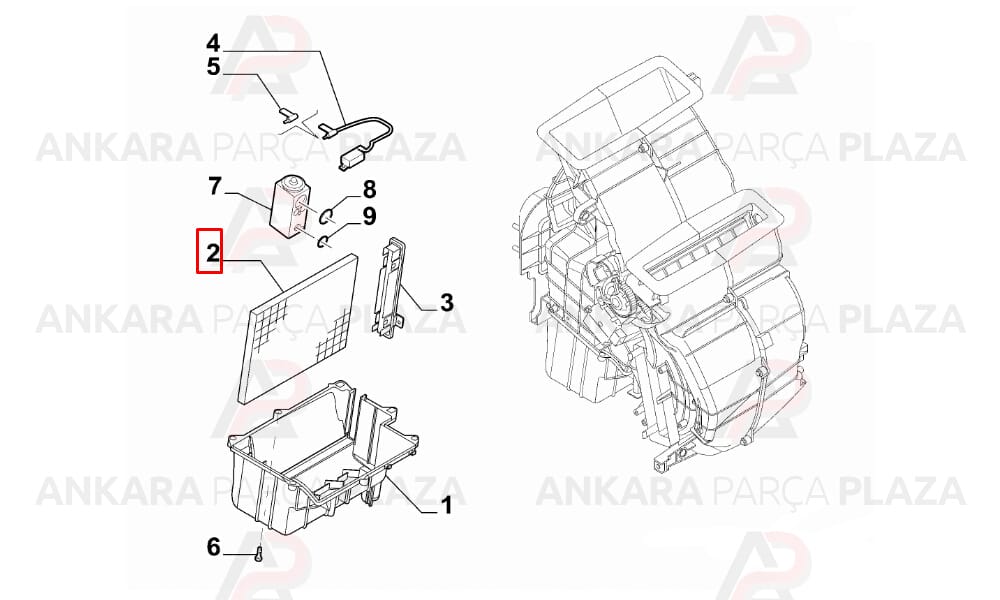 Polen Filtresi Fiat 500 2009 > Panda 2004 >