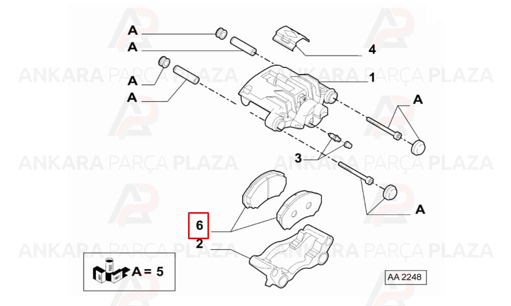 Fiat Ducato 3 Arka Fren Balatası Ferbe