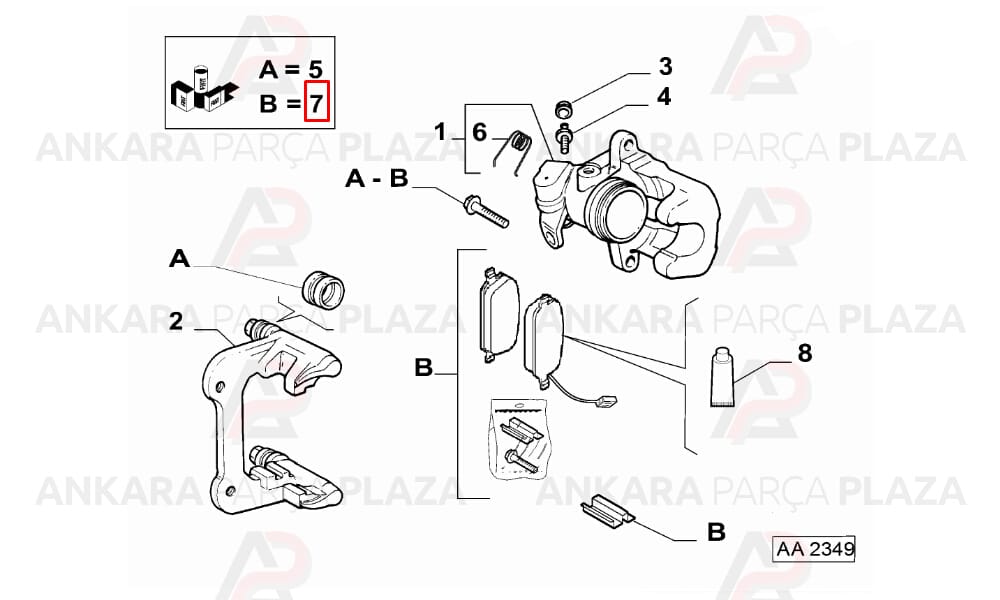 Fiat 500L, Linea, Alfa 156 Arka Fren Balatası Bosch