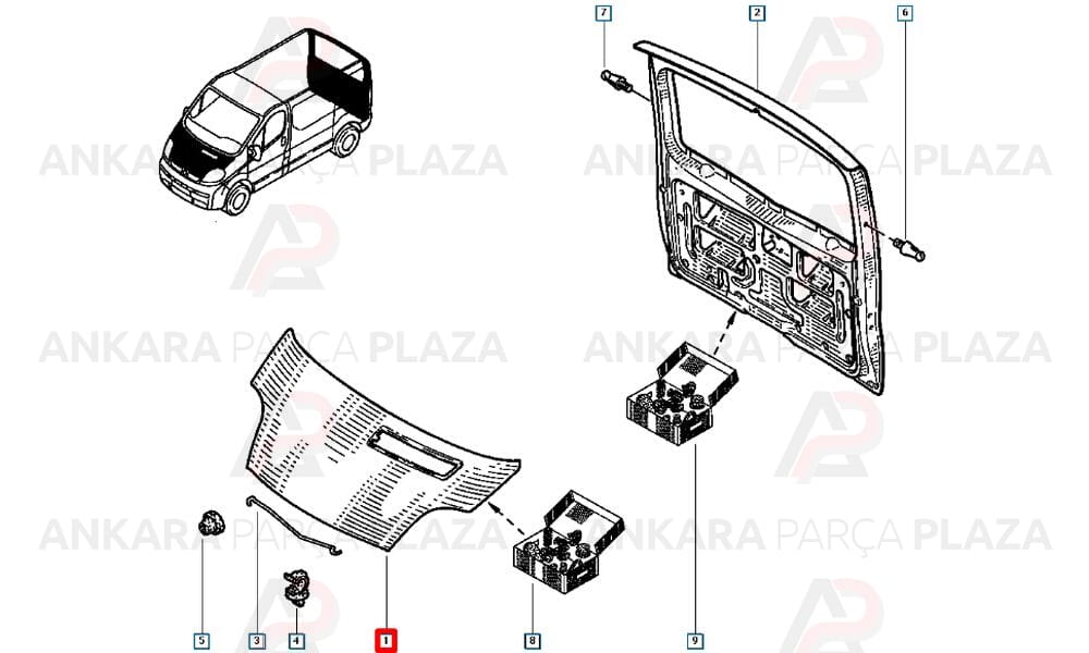 Trafic 04 - 14 Motor Kaputu 4411917