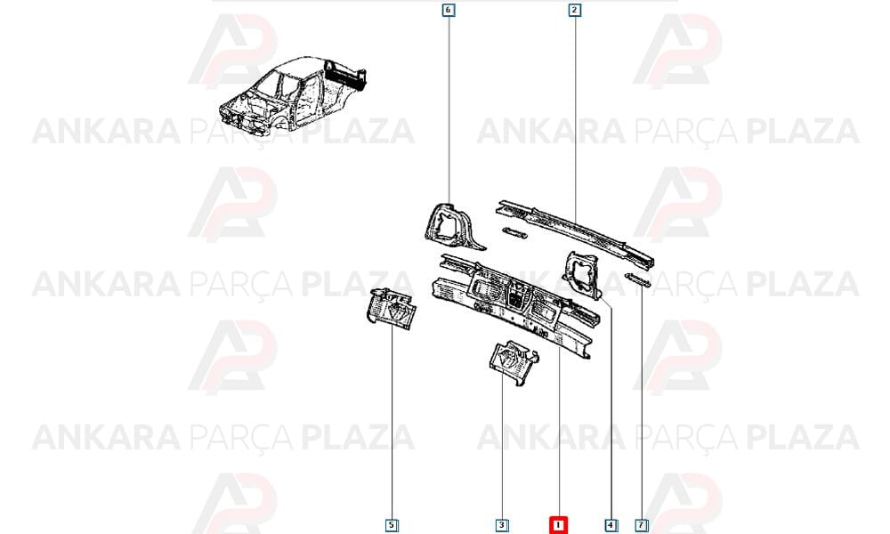 R19 Europa Arka Panel Sedan 7751666744