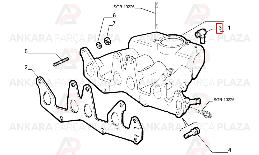 Manifold Rekoru Fiat : Palio, Siena -> 1.2