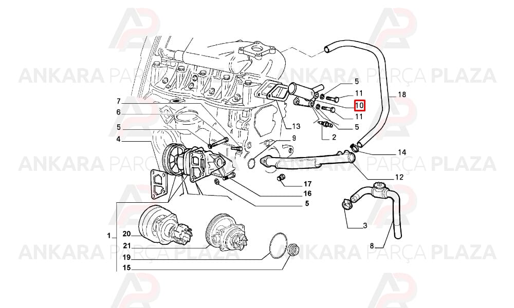 Palio Siena 1.4 Tempra Tipo 1.6 Mpi Termostat 87C Vernet