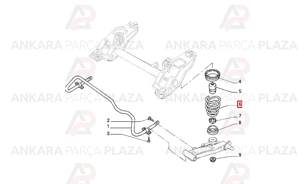 Helezon Yayı Arka Brava