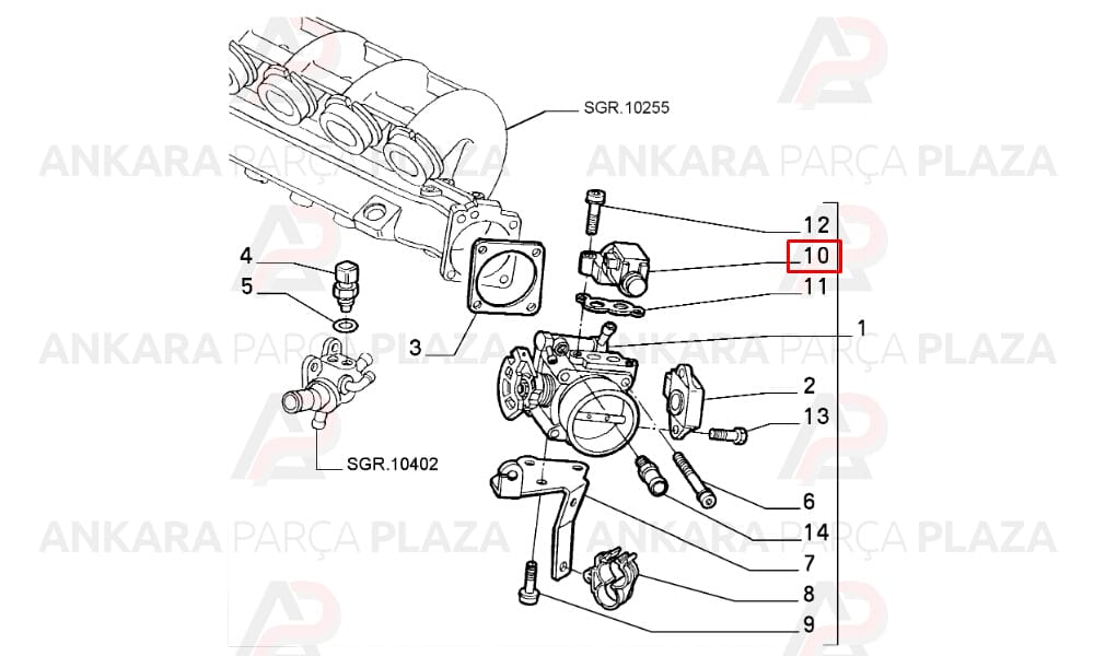 Rolanti Ayar Valfi Fiat : Bravo, Brava, Marea 2.0 20V