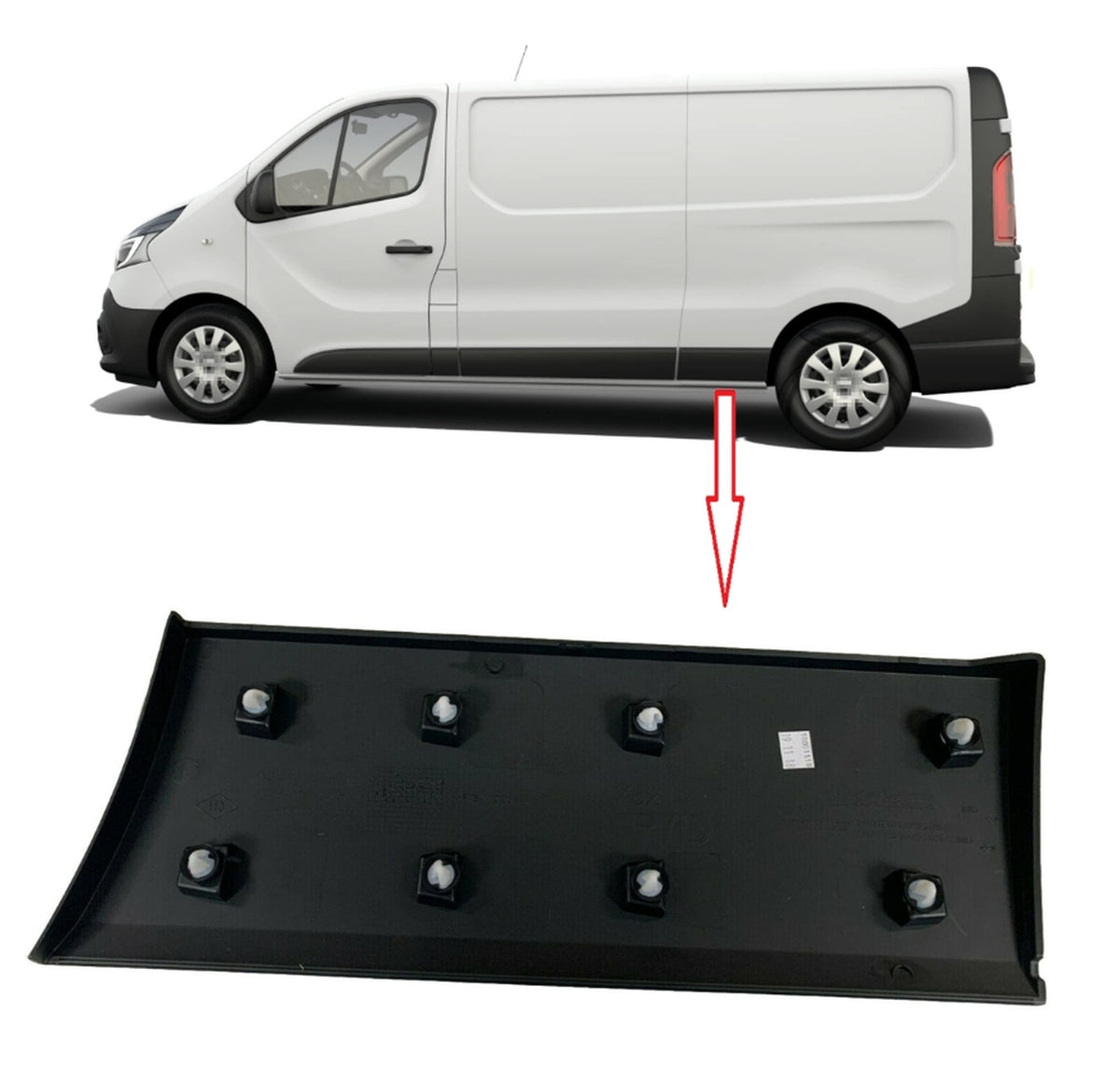 Renault Trafic Sol Arka Kapı Çıtası Mais 788137407R - product