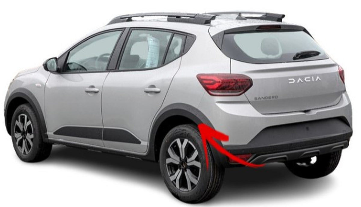 D.SANDERO STEPWAY/JOGGER ARKA ÇAMURLUK KAPLAMASI Lh.21- - product