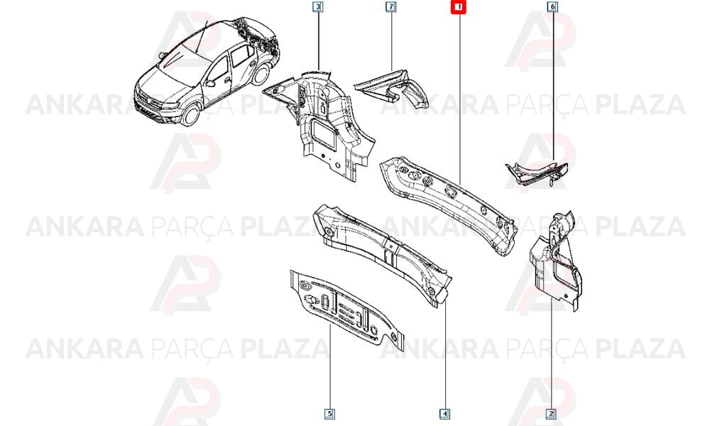 Symbol 13 - 20 Dış Arka Panel Meydan