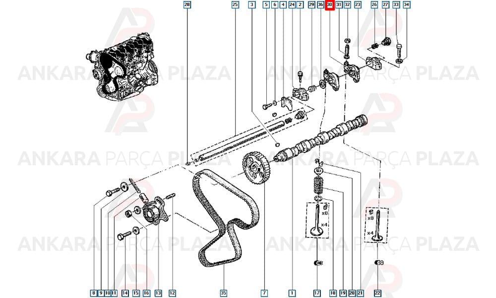 Espace Safrane Subap Horozu Orijinal 7946006610