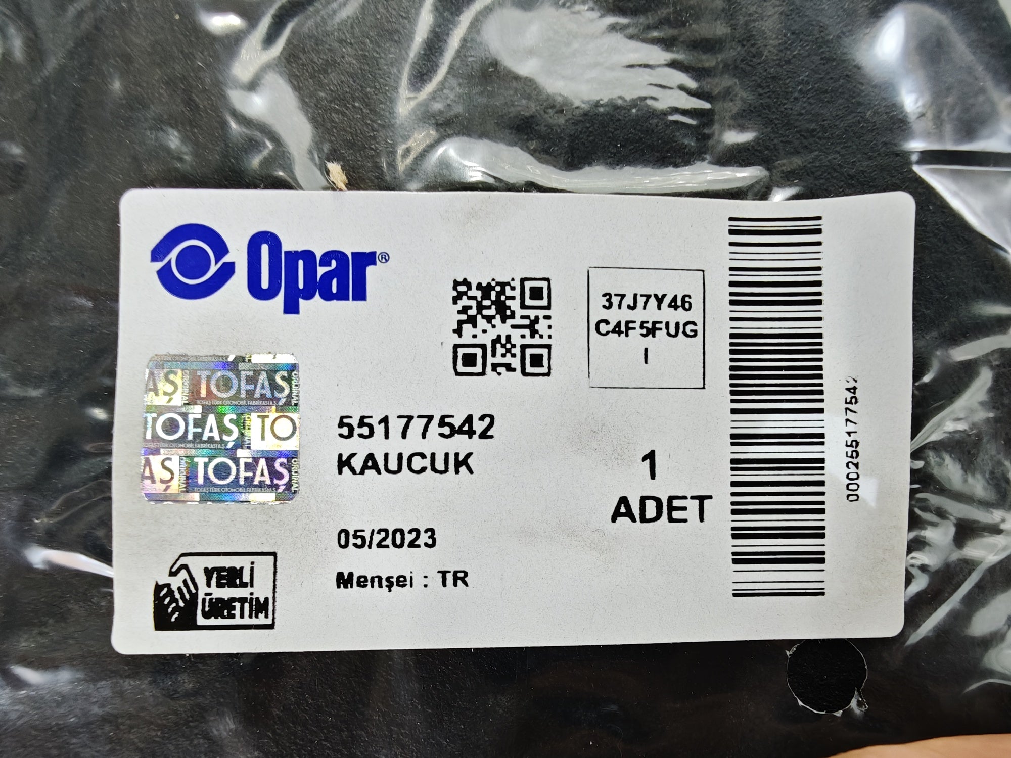 Egea Sedan Paspas Takımı Kauçuk Opar 55177542 - product