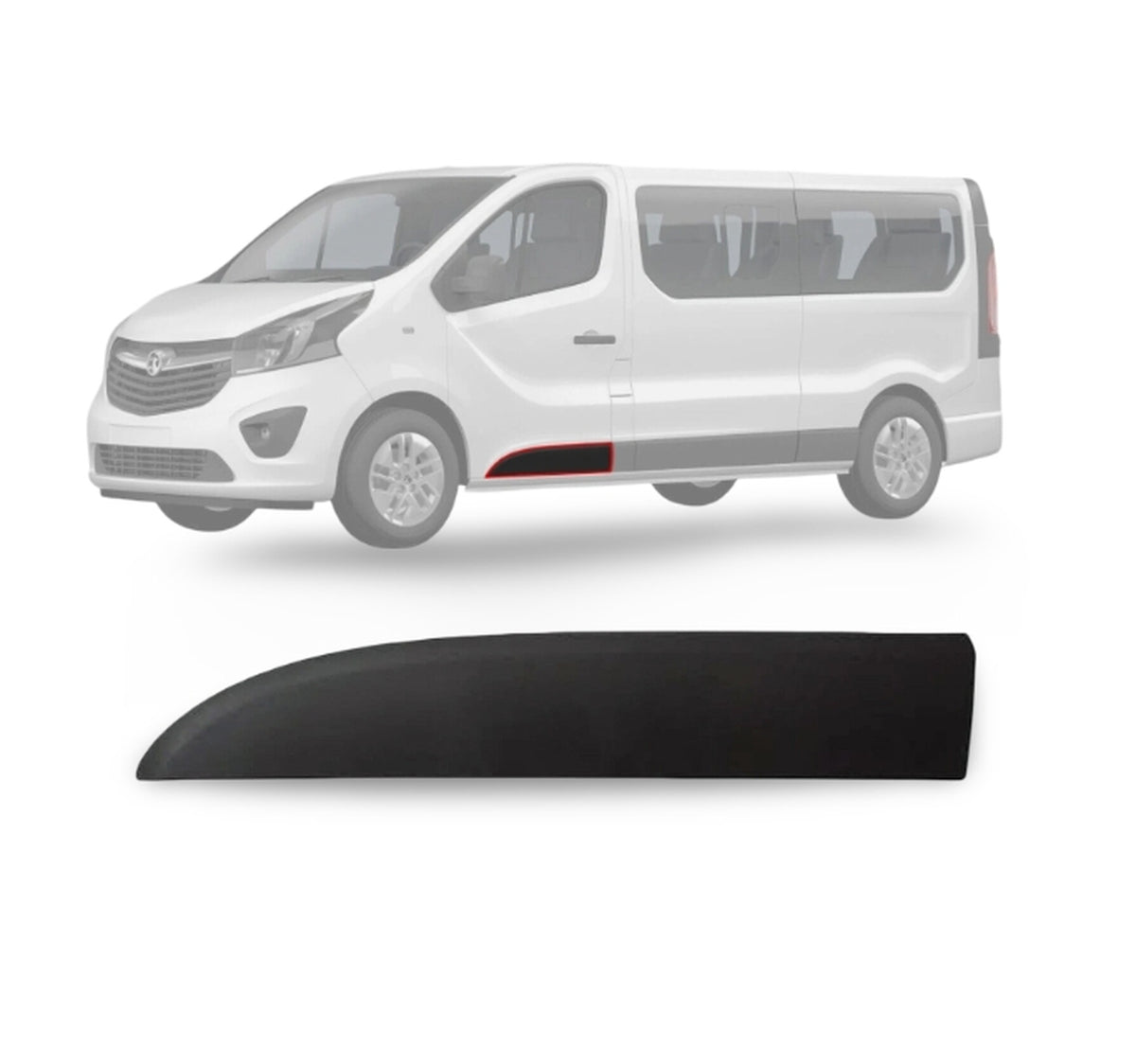 Renault Trafic 3 Vivaro 2 Sol Ön Kapı Çıtası Mais 808213720R - product