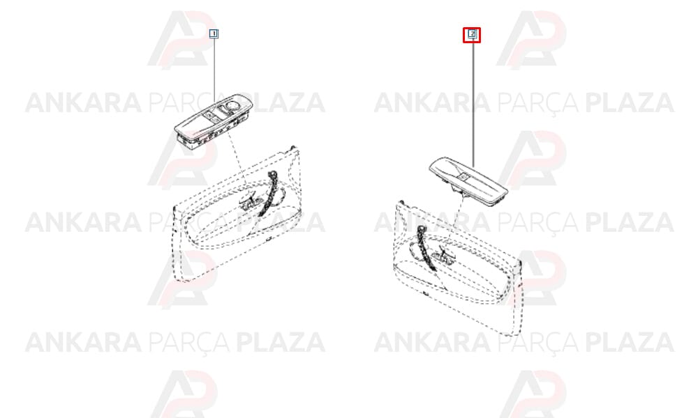 Fluence, Laguna 3 Sağ Ön Cam Kumandası Orijinal 809600022R