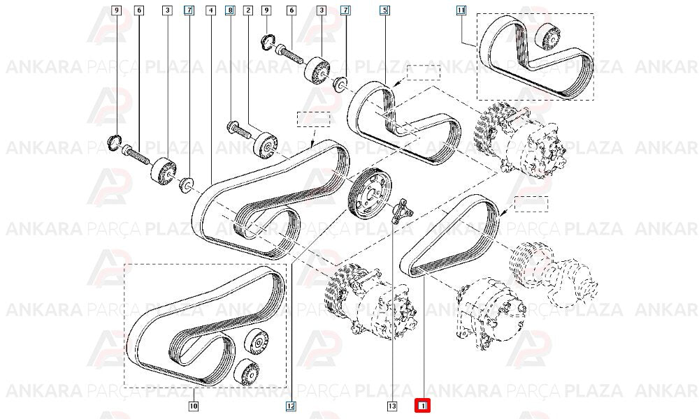 Clio Kanallı Kayış 3Pk753 Gates