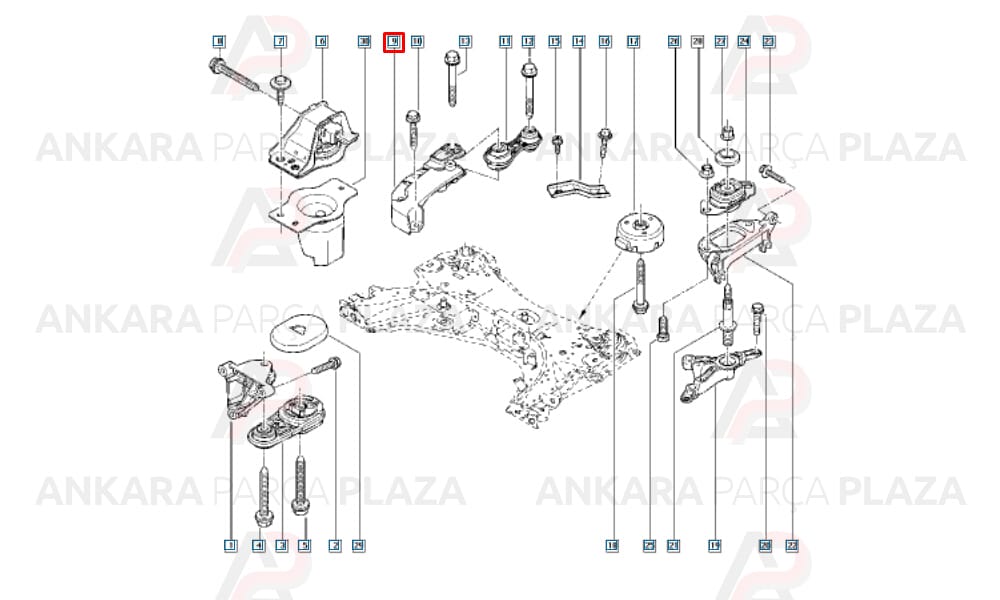 Motor Kulağı Megane Scenic 8200044920