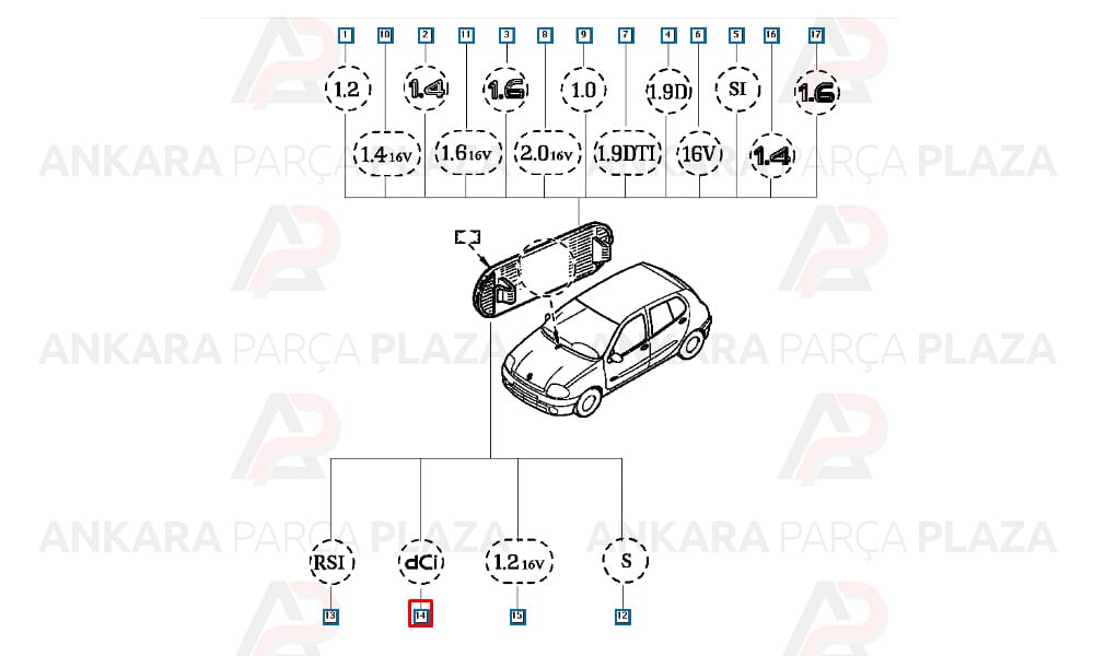 Kangoo Bagaj Dcı Yazısı Pleksan