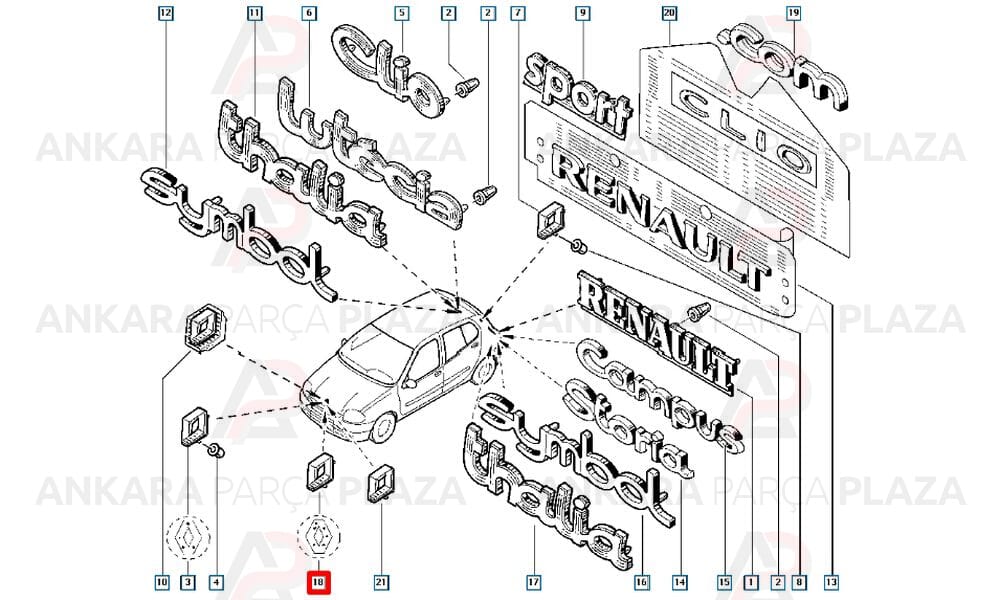 Panjur Arması Clio Symbol 2009 >