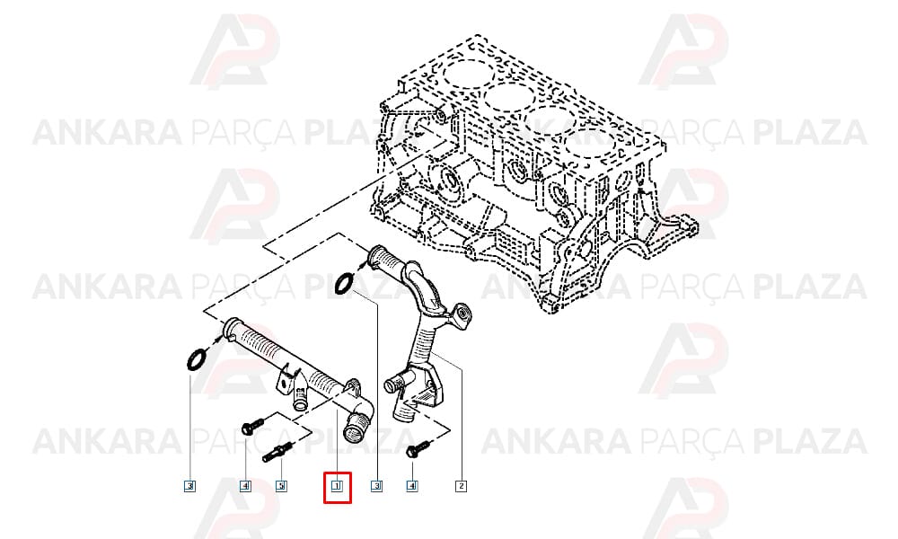 Devirdaim Borusu Clio Megane 1.6 16V 1.4 8V K4M - K7J 8200035903