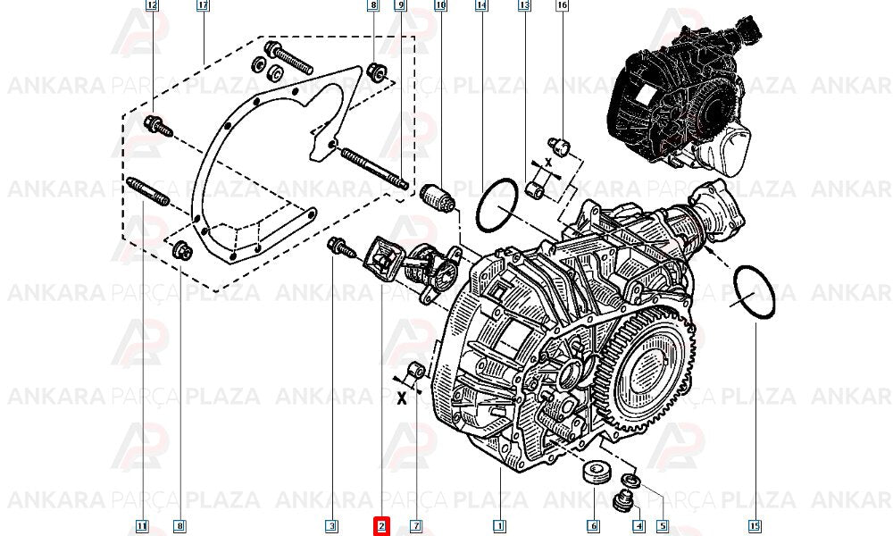 Hidrolik Debriyaj Rulmanı Renault Laguna 2, Megane 2