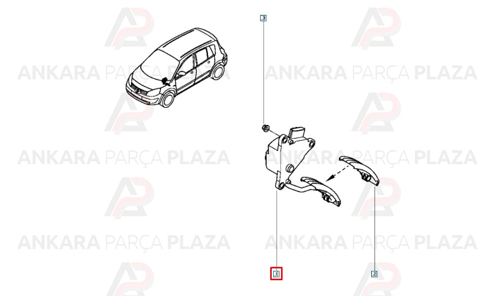 Scenic 2 Gaz Pedalı Hız Regülatörsüz 8200159645