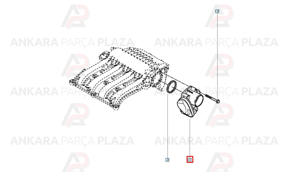 Megane 2 1.6 16V Gaz Kelebeği 8200171134