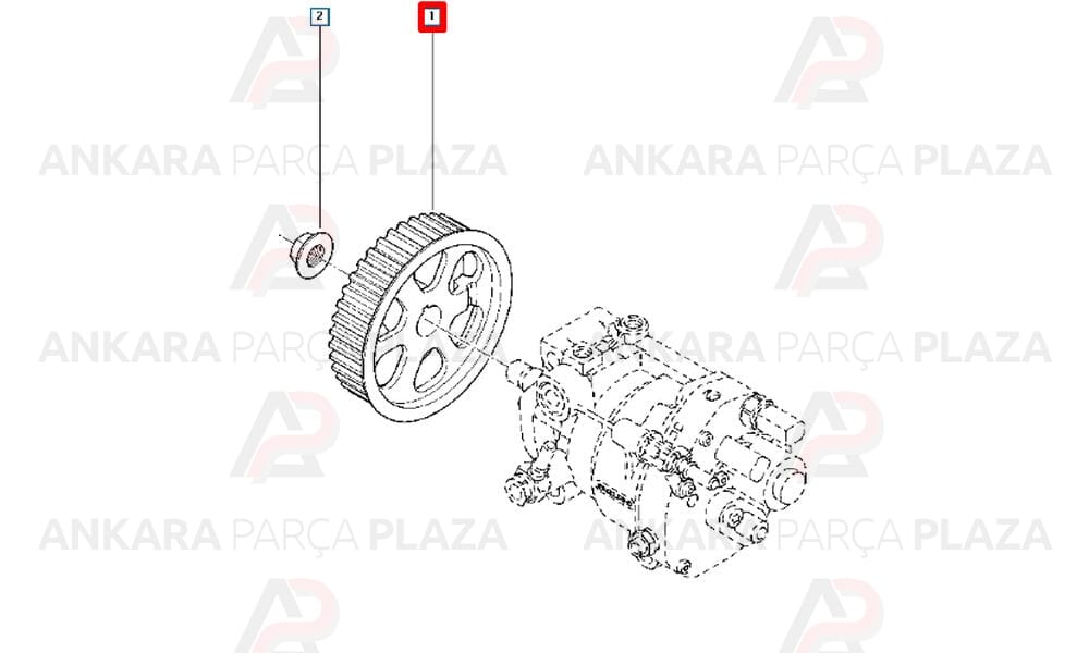 Mazot Pompa Dişlisi K9K 1.5 Clio Kangoo 8200183669