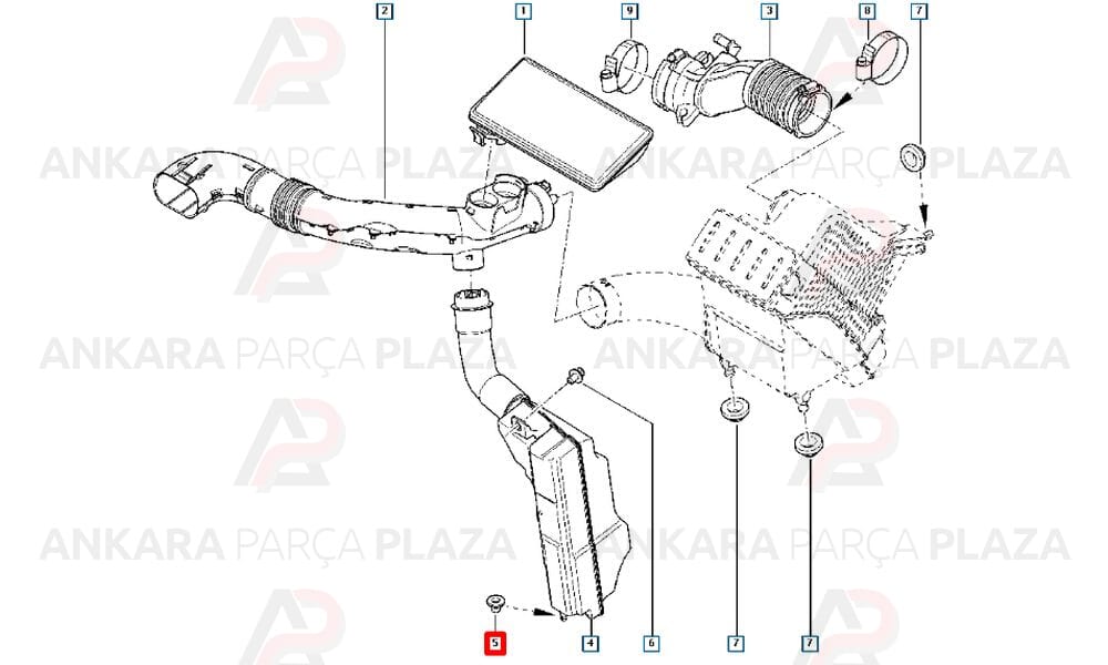 Motor Üst Kapak Takozu Megane 2 8200191442