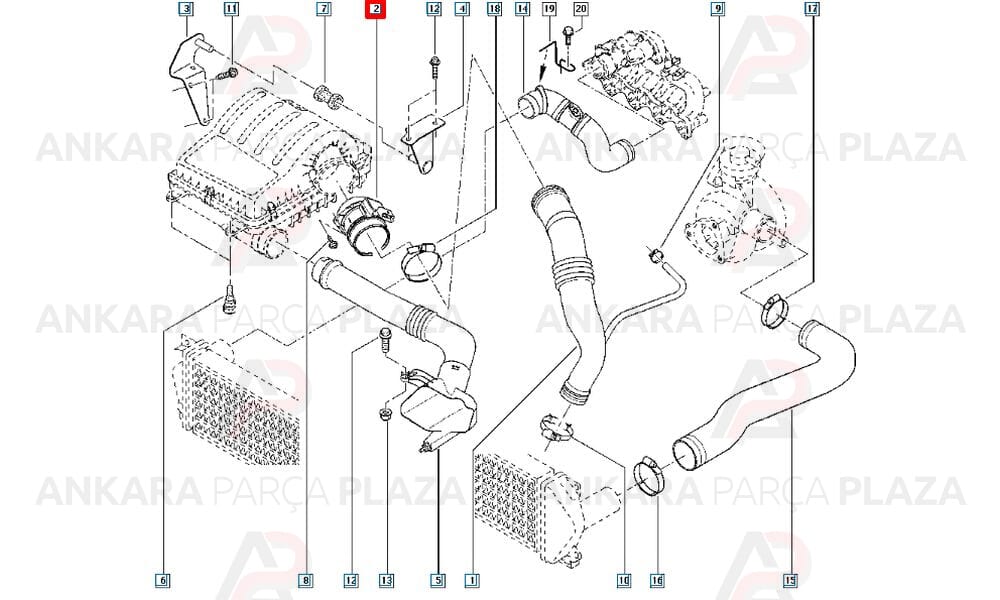 Hava Debimetresi Master 3 3.0 Dci 8200203767