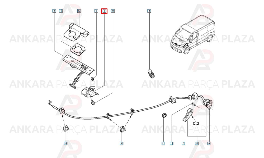 Motor Kaput Kilidi Megane 2 2003 >