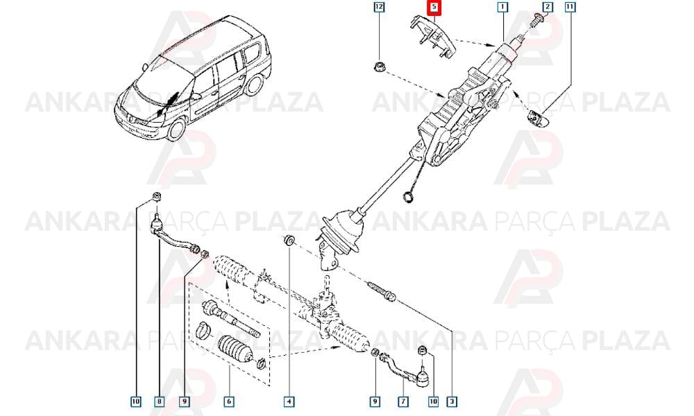 İkaz Kol Parçası Airbeg Sargısı Laguna 2 Espace 4 8200260781