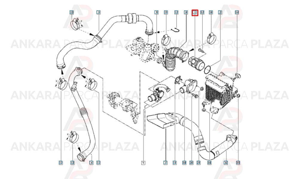 Debimetre Hava Kütle Ölçer Clio 3 Kangoo 3 8200280060