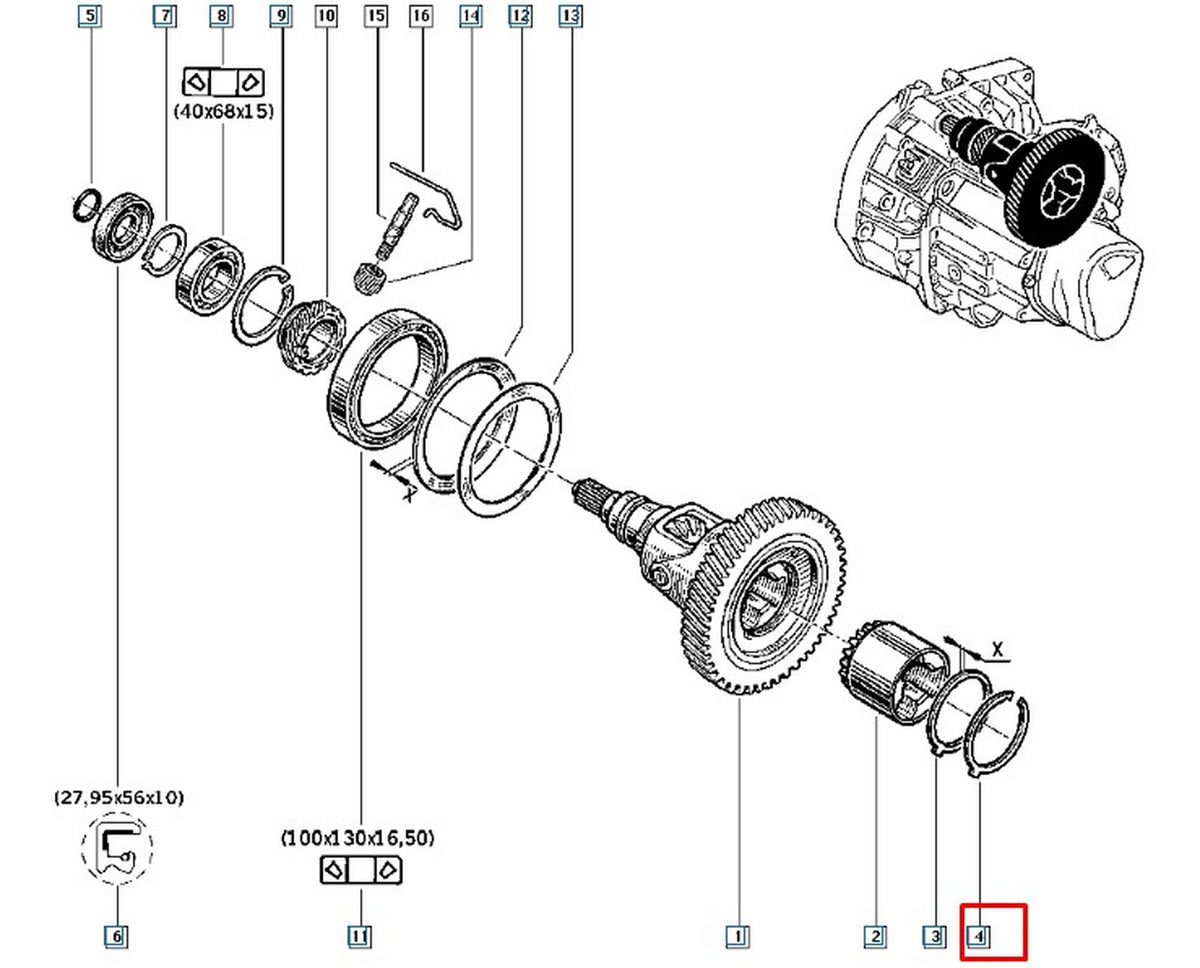 OEM #4638 - Teknik Resim