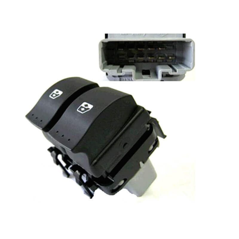 Megane 2 Cam Açma Düğmesi Gri Soket Ön Sol Orijinal 8200315033