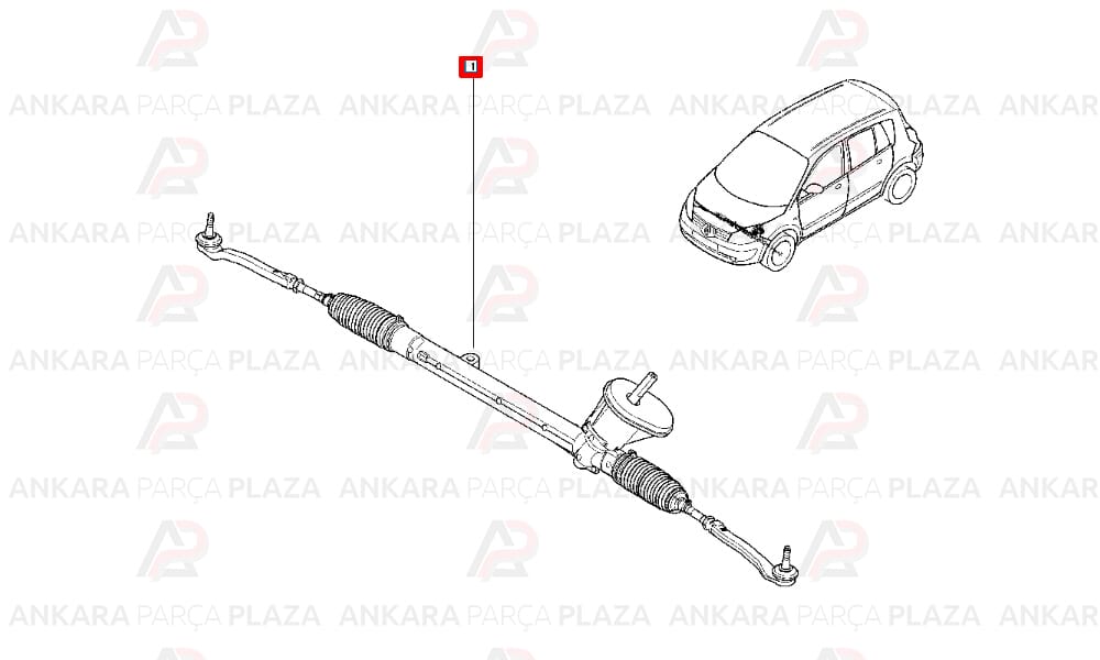 Direksiyon Kutusu Elektrikli Megane 2 2002 > Kangoo 1997 >