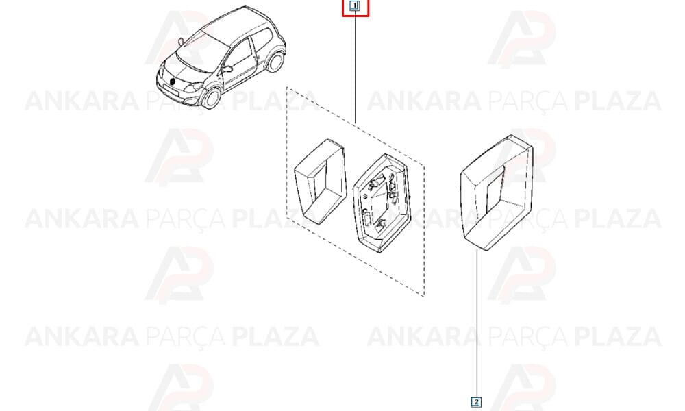 Ön Panjur Arması Clio 3 Modüs