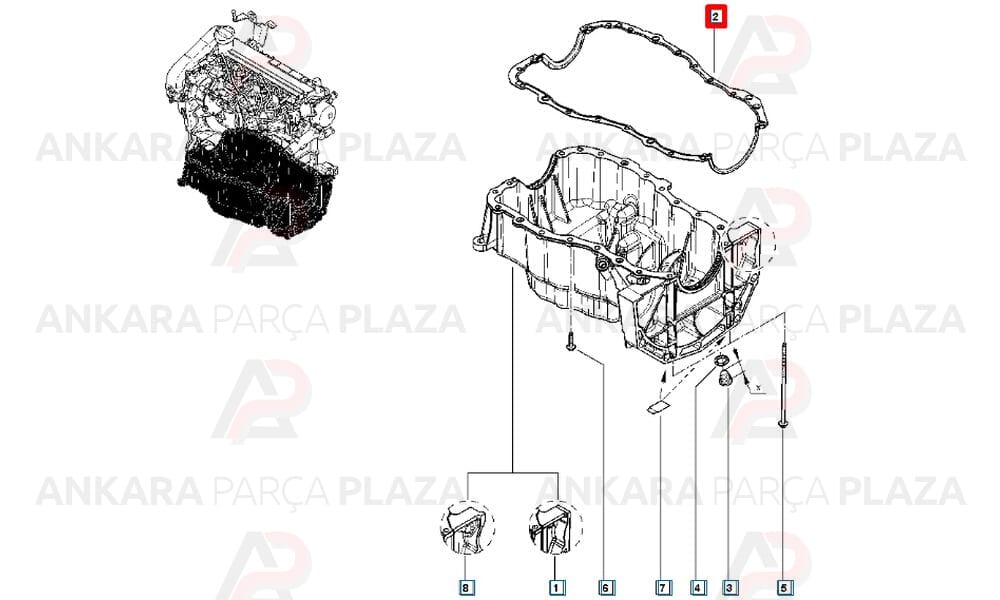 Karter Contası Megane Fluence Duster Logan Sandero 1.5Dcı 100BG
