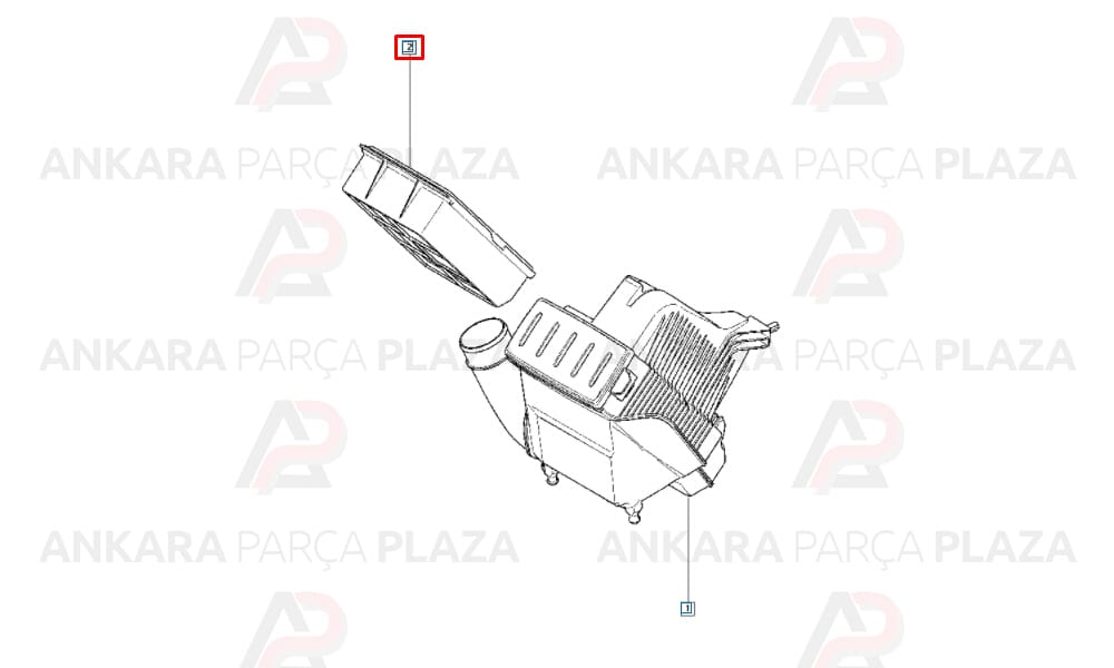 Hava Filtresi Clio 3 1.2Tce 1.5Dc 05> Modüs 1.4 1.6 16V 1.5Dc 04>