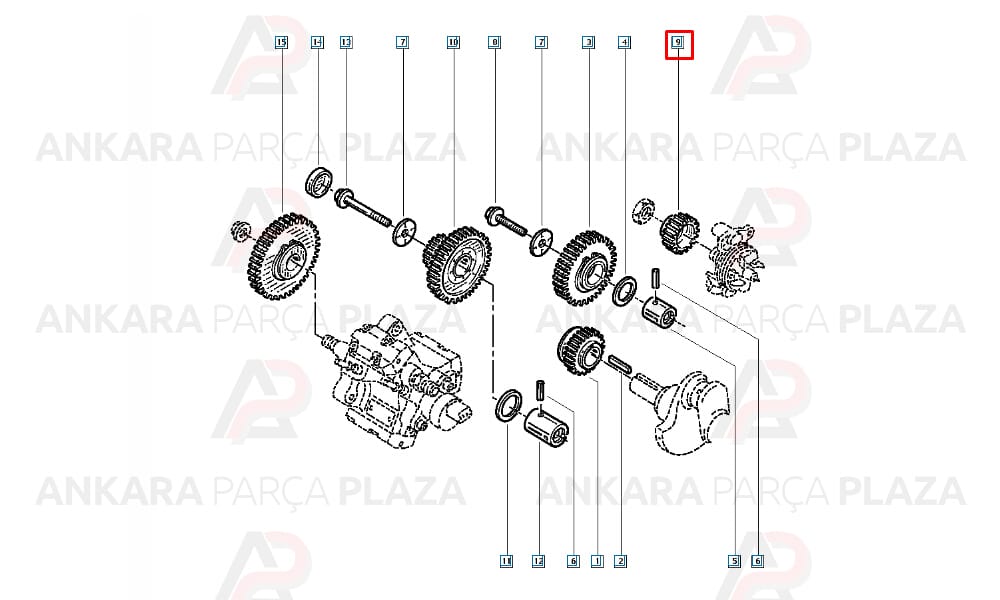 Master 2 Espace 2.2 2.5 Tdi Su Pompası Kasnağı Orijinal 8200413951