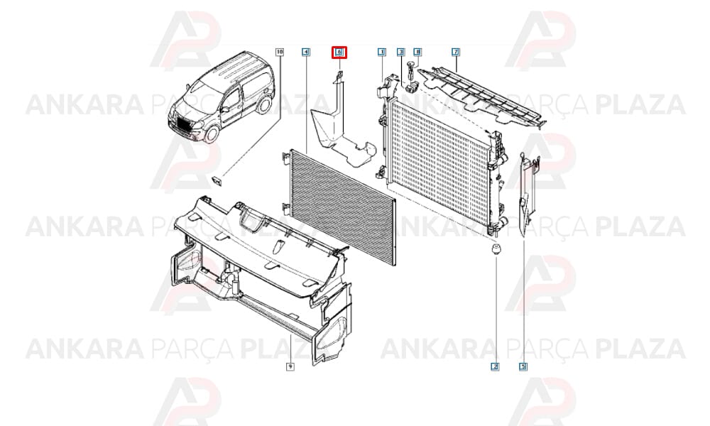 Radyatör Duster 214108807R